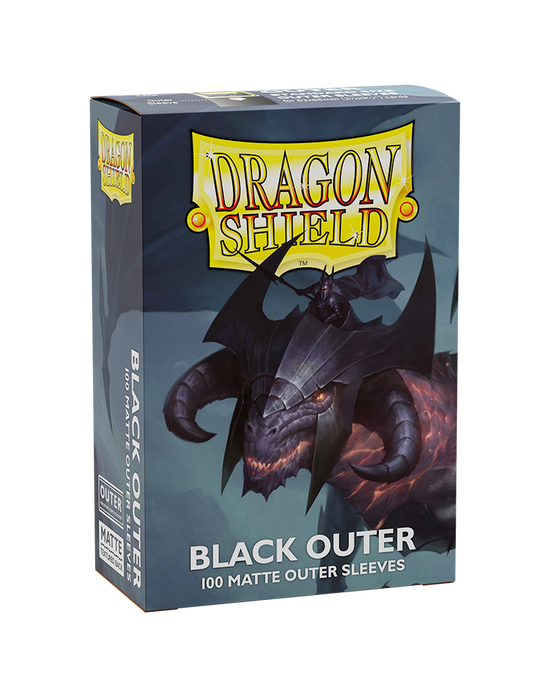 Dragon Shield: 100ct Outer Sleeves - Matte Black (Standard) - Just $8.95! Shop now at Retro Gaming of Denver