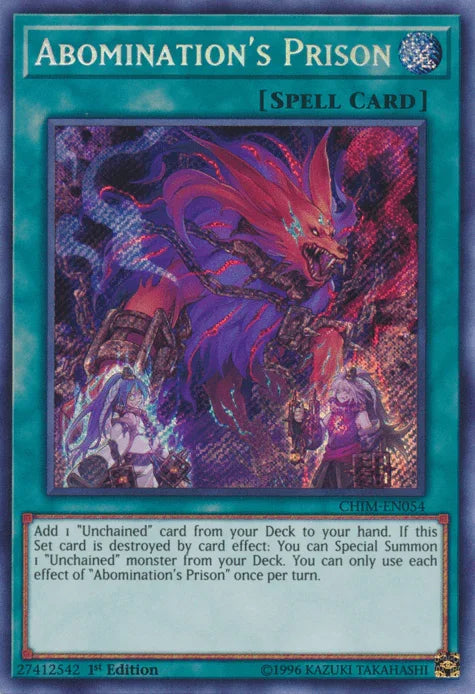 Abomination's Prison [CHIM-EN054] Secret Rare - for just $0.30! 