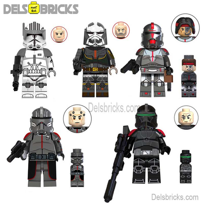 The bad Batch Set of 6 Lego Star Wars Minifigures custom toys (New) - Just $17.99! Shop now at Retro Gaming of Denver