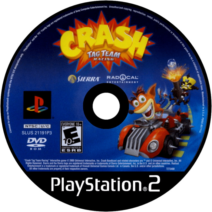 Crash Tag Team Racing – PlayStation 2 (PS2) - for just $9.99! 