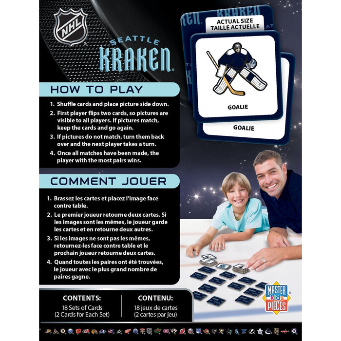 Seattle Kraken Matching Game - for just $12.99! 