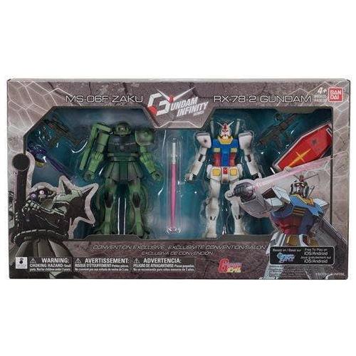 Bandai 2021 Con Ex Gundam Infinity Epic Battle Rx-78 & Zaku Action Figure 2 Pack - Just $35.22! Shop now at Retro Gaming of Denver