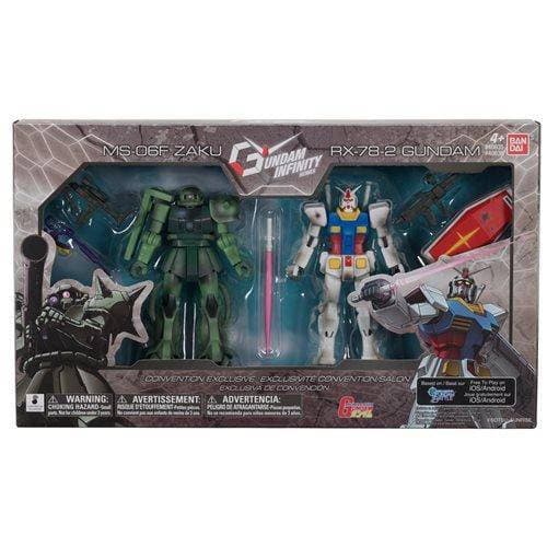 Bandai 2021 Con Ex Gundam Infinity Epic Battle Rx-78 & Zaku Action Figure 2 Pack - for just $36.76! 