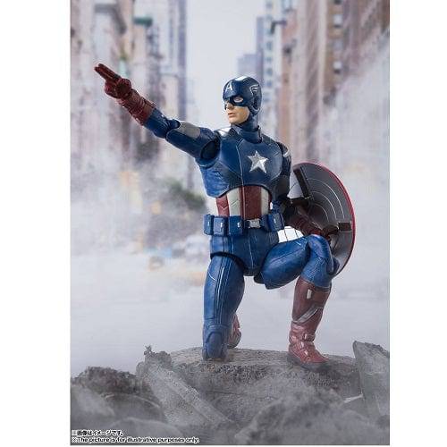 Bandai Avengers Infinity Captain America S.H.Figuarts Action Figure - Just $94.49! Shop now at Retro Gaming of Denver