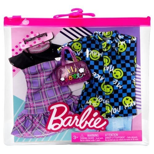 Barbie and Ken Plaid and Checker Print Fashion 2-Pack - Just $15.47! Shop now at Retro Gaming of Denver