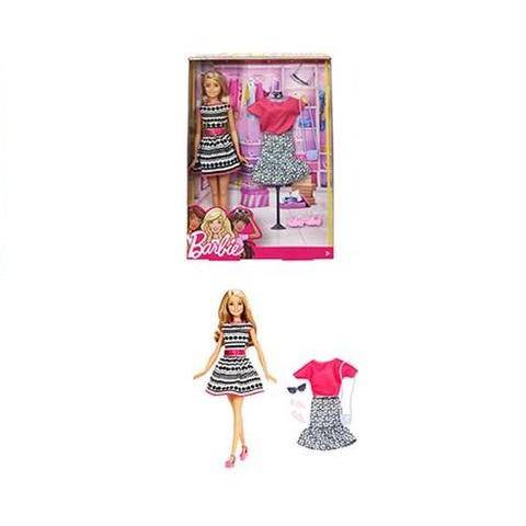 Barbie Fashionistas Doll and Fashion - Barbie Blonde Black/white dress - Just $30! Shop now at Retro Gaming of Denver