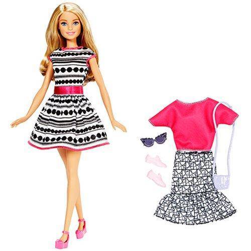 Barbie Fashionistas Doll and Fashion - Barbie Blonde Black/white dress - Just $30! Shop now at Retro Gaming of Denver