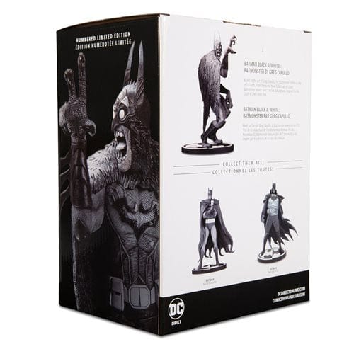 Batman Black and White Batmonster by Greg Capullo Statue - Just $98.04! Shop now at Retro Gaming of Denver