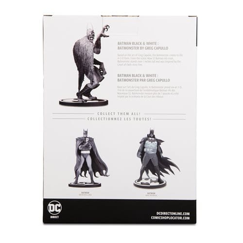 Batman Black and White Batmonster by Greg Capullo Statue - Just $98.04! Shop now at Retro Gaming of Denver