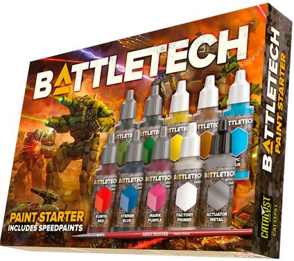 Battletech Paint Starter Set - for just $44.99! 