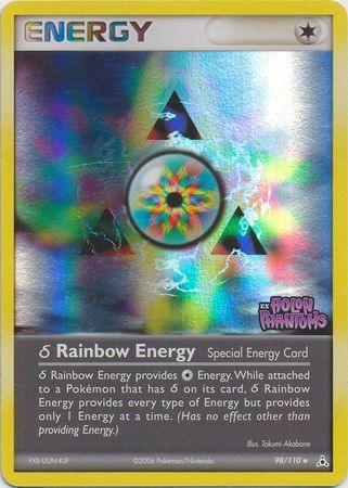 Rainbow Energy (98/110) (Delta Species) (Stamped) [EX: Holon Phantoms] - for just $5.50! 