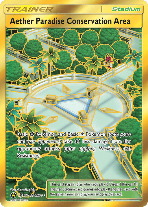 Aether Paradise Conservation Area (SV87/SV94) [Sun & Moon: Hidden Fates - Shiny Vault] - for just $2.70! 