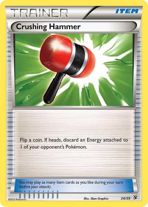 Crushing Hammer (34/39) [XY: Kalos Starter Set] - for just $0.10! 