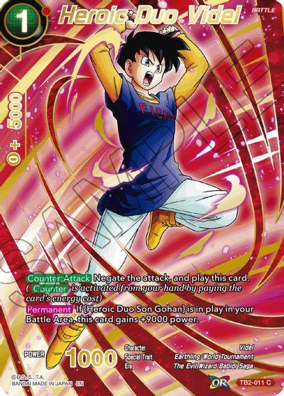 Heroic Duo Videl (Alternate Art) (TB2-011) [Special Anniversary Set 2021] - for just $0.15! 