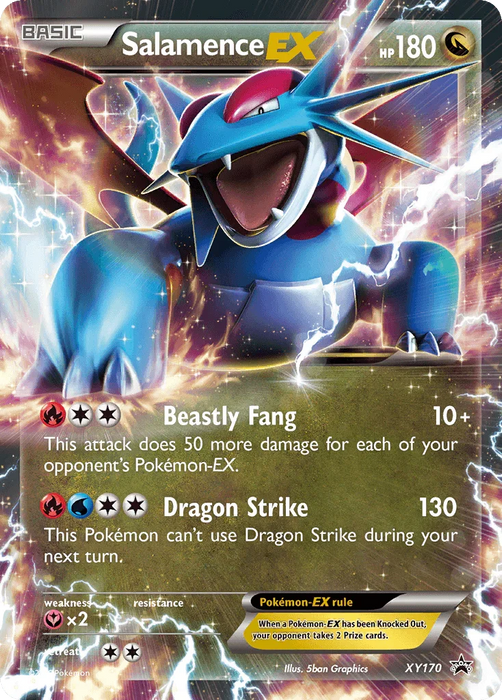Salamence EX (XY170) [XY: Black Star Promos] - for just $5.70! 