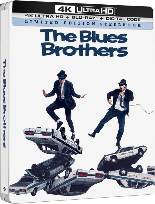 The Blues Brothers - Limited Edition Steelbook (4K Ultra HD + Blu-ray + Digital) - for just $34.99! 