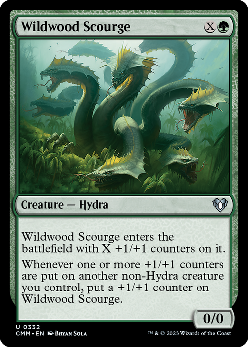 Wildwood Scourge (CMM-332) - Commander Masters - for just $0.04! 