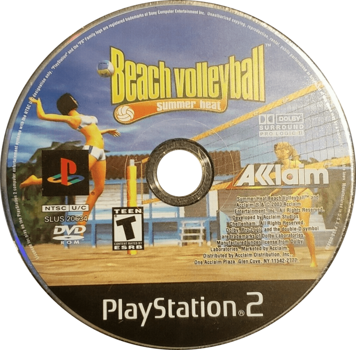 Beach Volleyball: Summer Heat – PlayStation 2 (PS2) - for just $6.99! 