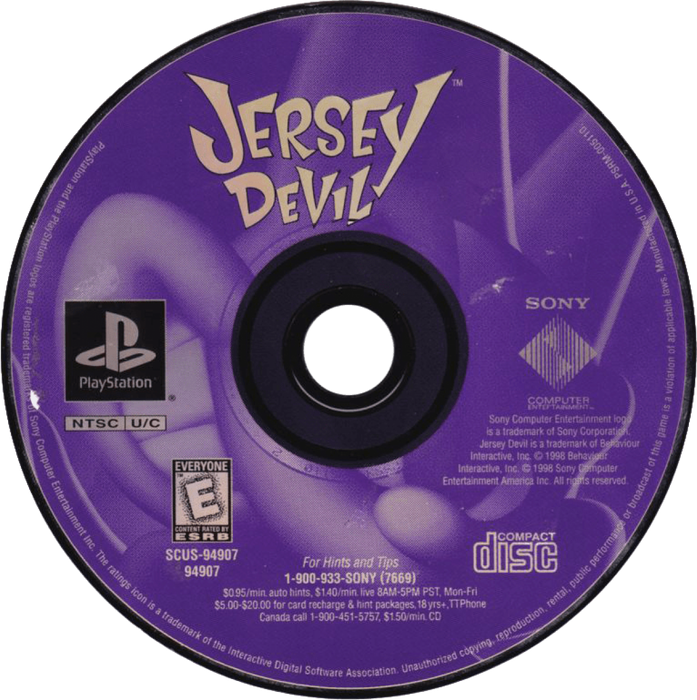 Jersey Devil – PlayStation 1 (PS1) - for just $0! 