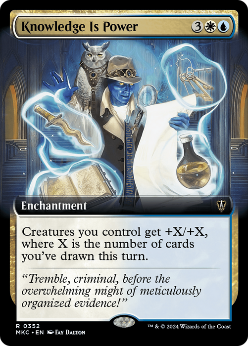 Knowledge Is Power (MKC-352) - Murders at Karlov Manor Commander: (Extended Art) - for just $0.11! 