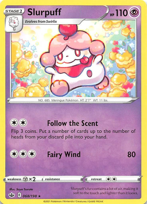 Slurpuff (068/198) [Sword & Shield: Chilling Reign] - for just $0.10! 