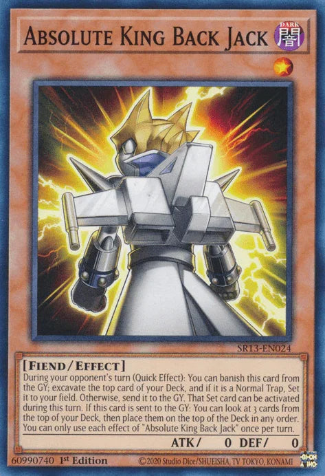 Absolute King Back Jack [SR13-EN024] Common - for just $0.10! 