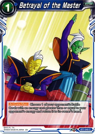 Betrayal of the Master (BT7-045) [Assault of the Saiyans] - for just $0.10! 