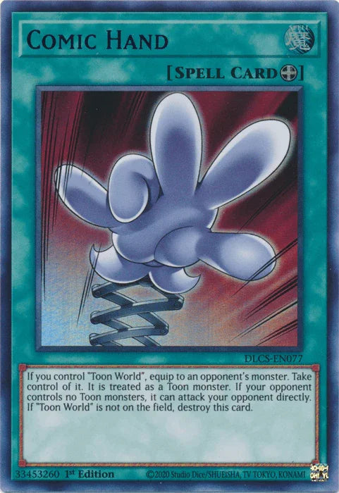Comic Hand (Blue) [DLCS-EN077] Ultra Rare - for just $1.45! 