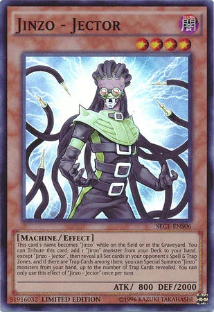 Jinzo - Jector [SECE-ENS06] Super Rare - for just $0.40! 
