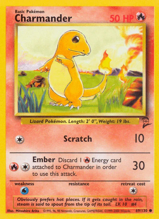 Charmander (69/130) [Base Set 2] - for just $0.65! 