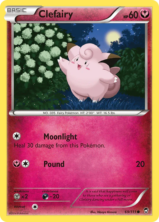 Clefairy (69/111) [XY: Furious Fists] - for just $0.15! 