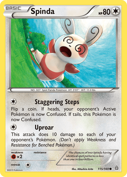 Spinda (115/160) [XY: Primal Clash] - for just $0.10! 