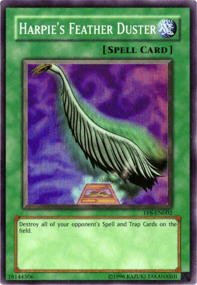 Harpie's Feather Duster [TP8-EN002] Super Rare - for just $237.55! 