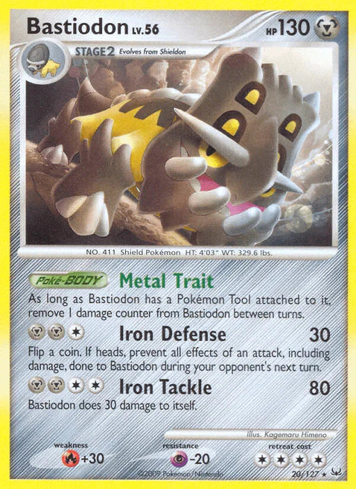 Bastiodon (20/127) [Platinum: Base Set] - for just $0.60! 