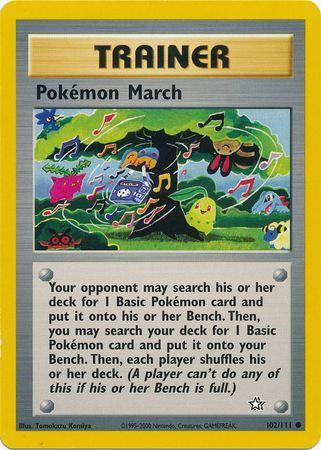 Pokemon March (102/111) [Neo Genesis Unlimited] - for just $0.35! 