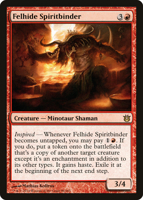 Felhide Spiritbinder (BNG-096) - Born of the Gods - for just $0.09! 