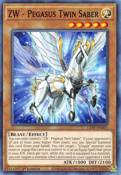 ZW - Pegasus Twin Saber [LIOV-EN001] Common - for just $0.10! 