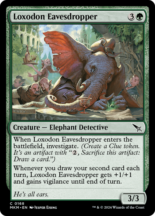 Loxodon Eavesdropper (MKM-168) - Murders at Karlov Manor - for just $0.01! 