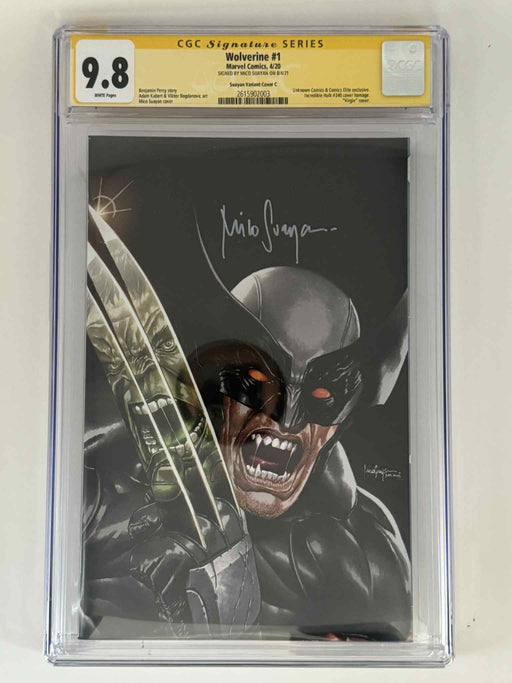 [Signed by Mico Suayan] Wolverine #1 CGC 9.8 Yellow Label Suayan Exclusive Virgin Var - for just $300! 