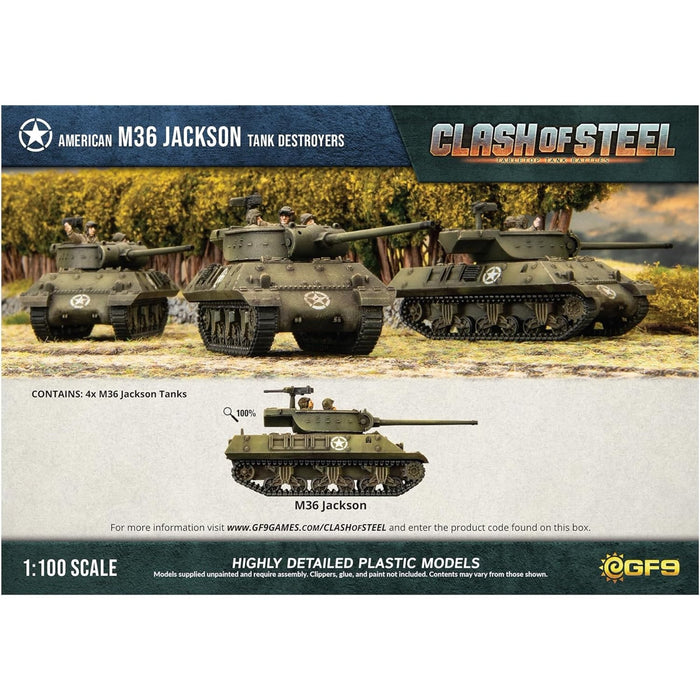 Clash of Steel - American: M36 Jackson Tank Destroyers - for just $40! 