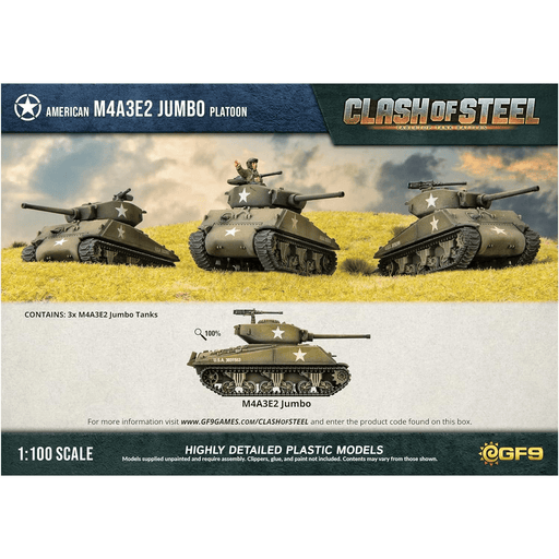 Clash of Steel - American: M4A3E2 Jumbo Platoon - for just $30! 