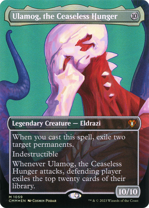 Ulamog, the Ceaseless Hunger (CMM-1059) - Commander Masters (Borderless) Foil - for just $13.50! 