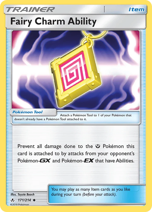 Fairy Charm Ability (171/214) [Sun & Moon: Unbroken Bonds] - for just $0.10! 
