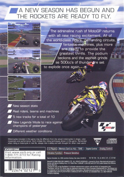 Moto GP 2 – PlayStation 2 (PS2) - for just $3.99! 