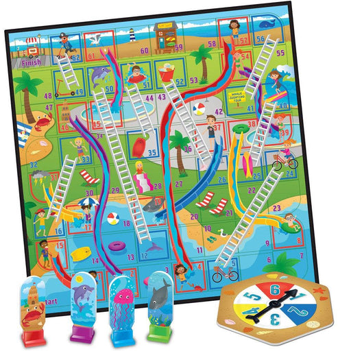 Beach Life - Slides & Ladders Board Game - for just $16.99! 