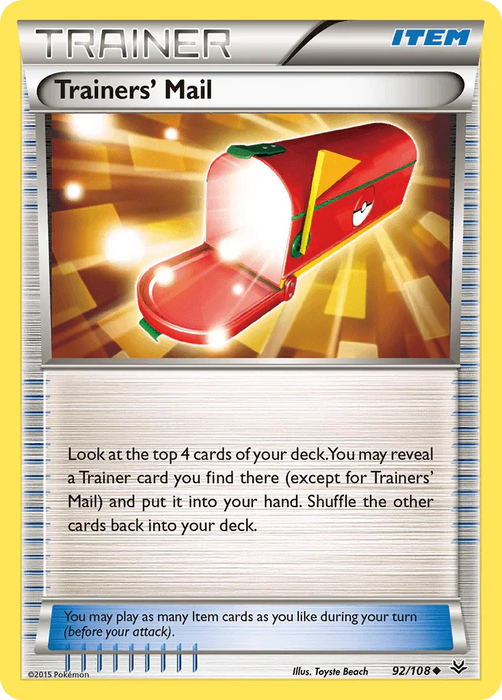 Trainers' Mail (92/108) [XY: Roaring Skies] - for just $0.70! 