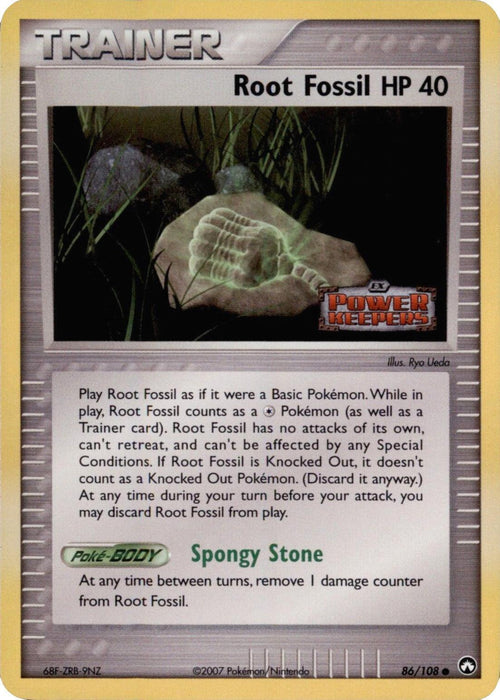 Root Fossil (86/108) (Stamped) [EX: Power Keepers] - for just $1.15! 