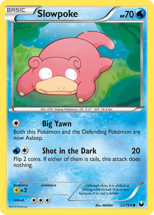 Slowpoke (23/108) [Black & White: Dark Explorers] - for just $2.85! 