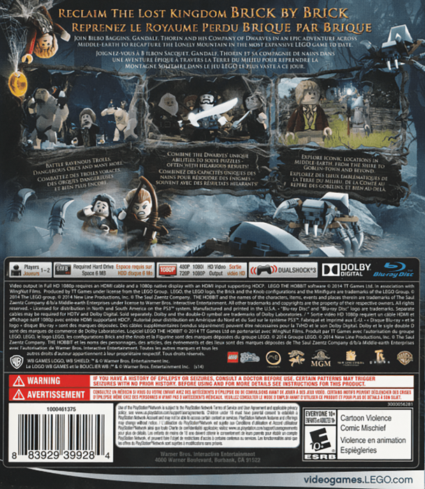 LEGO The Hobbit – PlayStation 3 (PS3) - for just $8.99! 