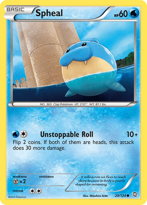 Spheal (29/124) [Black & White: Dragons Exalted] - for just $0.20! 
